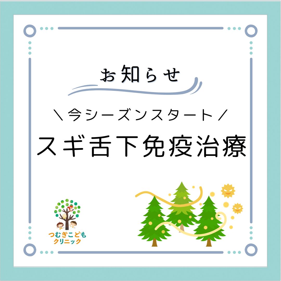 スギ舌下免疫療法のご案内